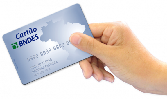 Financiamos via carto BNDES